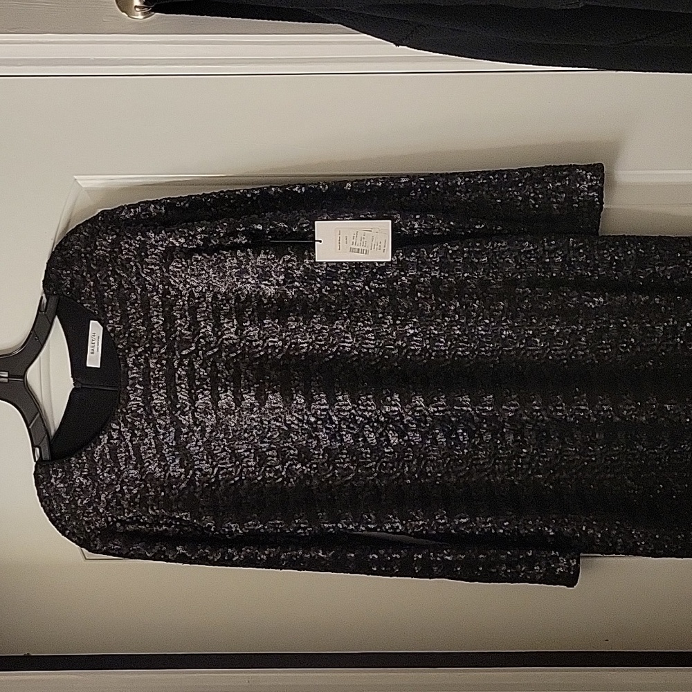 Black Sequined Dress